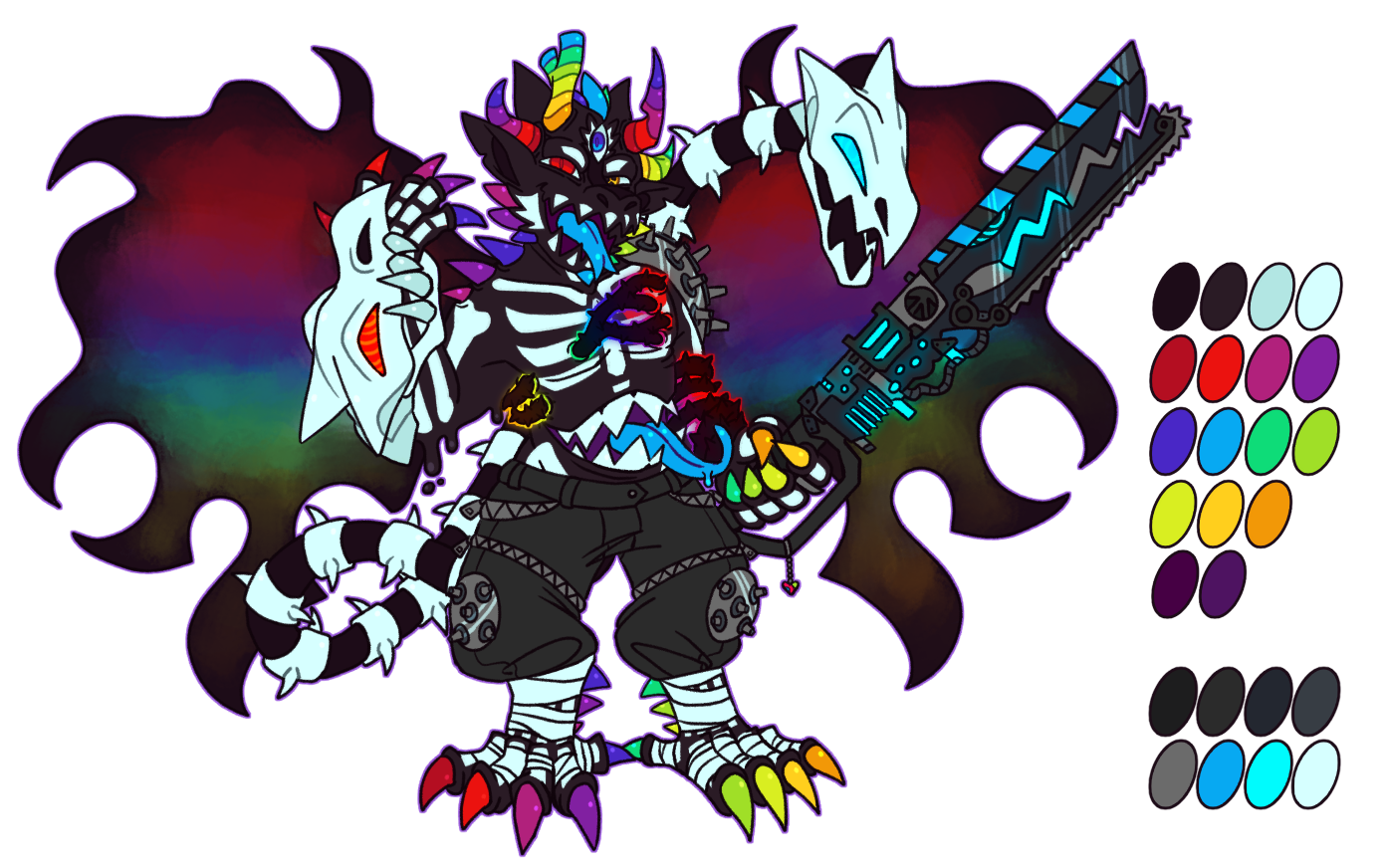 skeleton dragon custom outfit